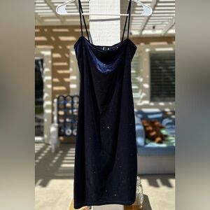 Windsor Women’s Elegant Blue Sparkle Dress